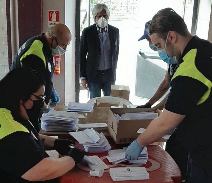 Ferentino, distribuite mascherine alle famiglie